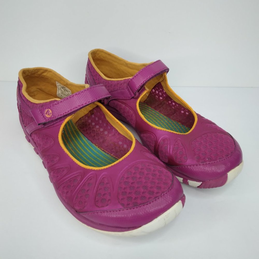 Merrell Crush Glove Mary Jane Performance Footwear Fuchsia Sneakers Size 10
